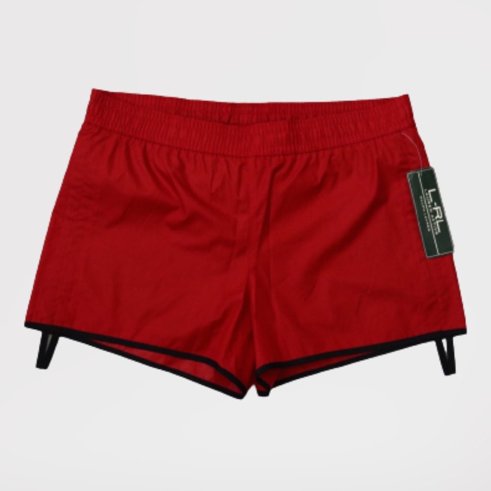 Ralph Lauren Active Running Shorts M Red Athletic New